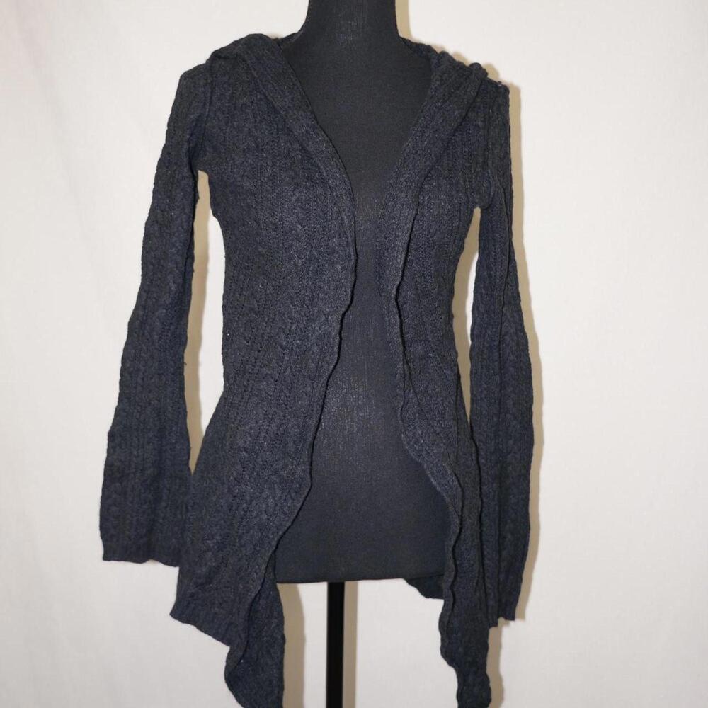 Cabi longline cardigan in a rich navy blue